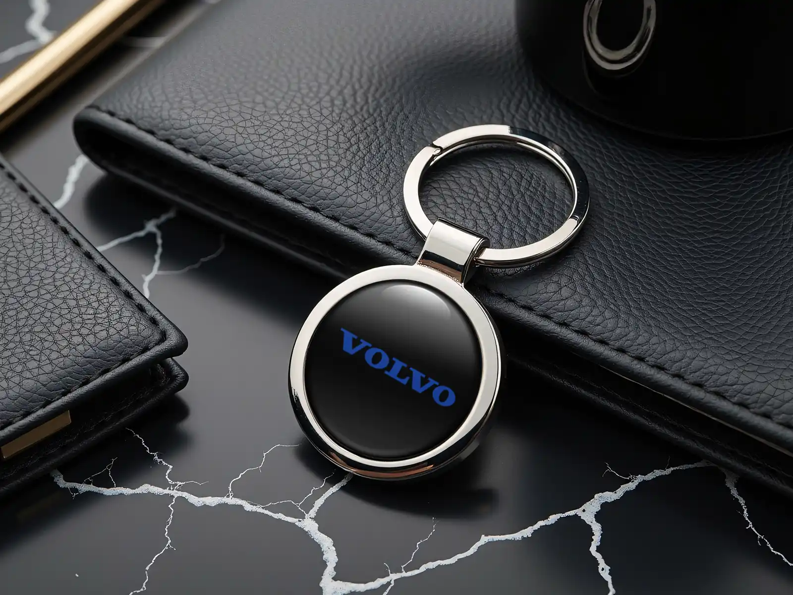 Volvo Metal Keychains Stainless Premium Look